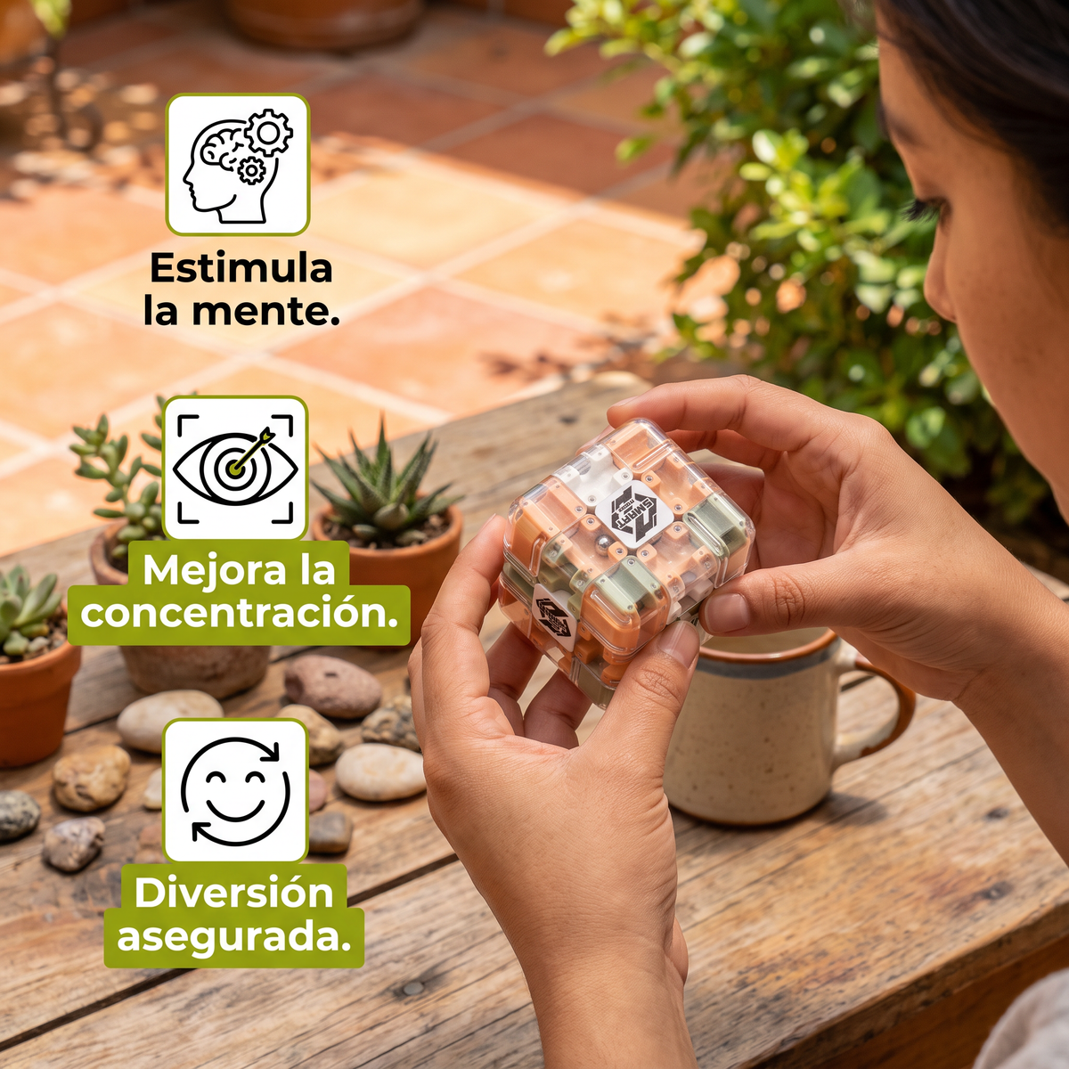 Cubo De Rompecabezas Laberinto 3D