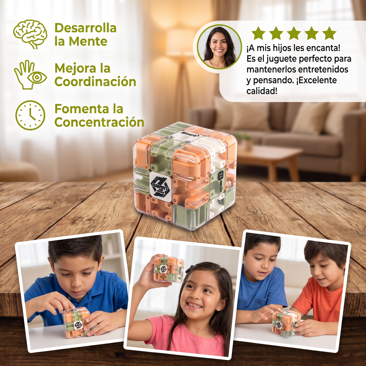 Cubo De Rompecabezas Laberinto 3D