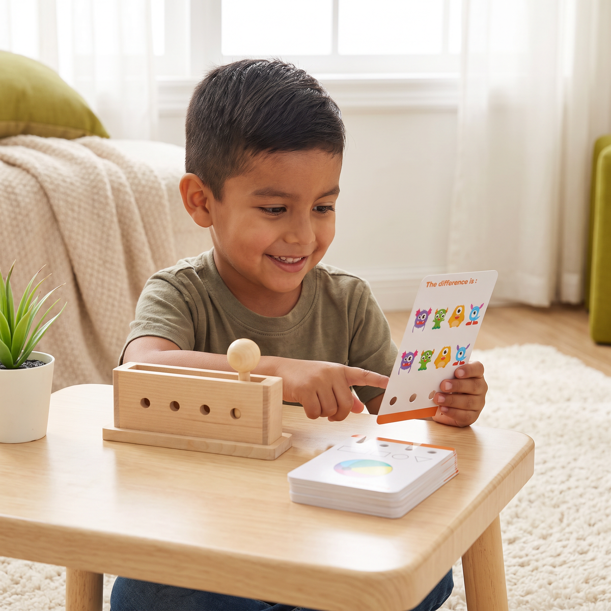 Juego De Lógica De Madera Para Niños – Fomenta Las Habilidades Tempranas