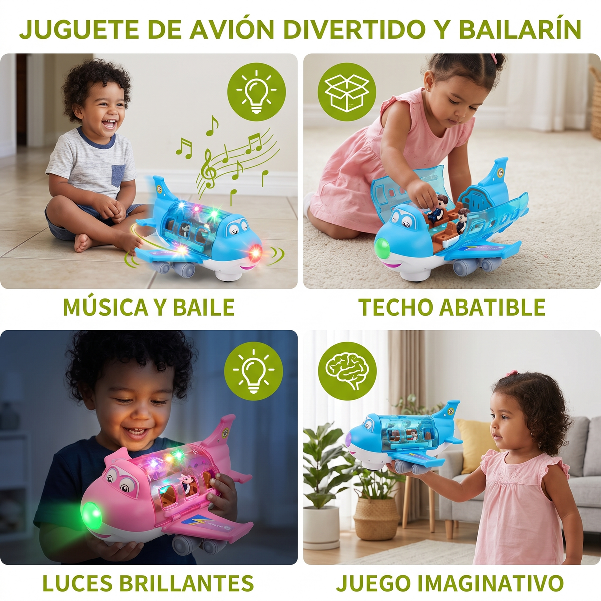 Juguete De Avión Divertido Y Bailarín