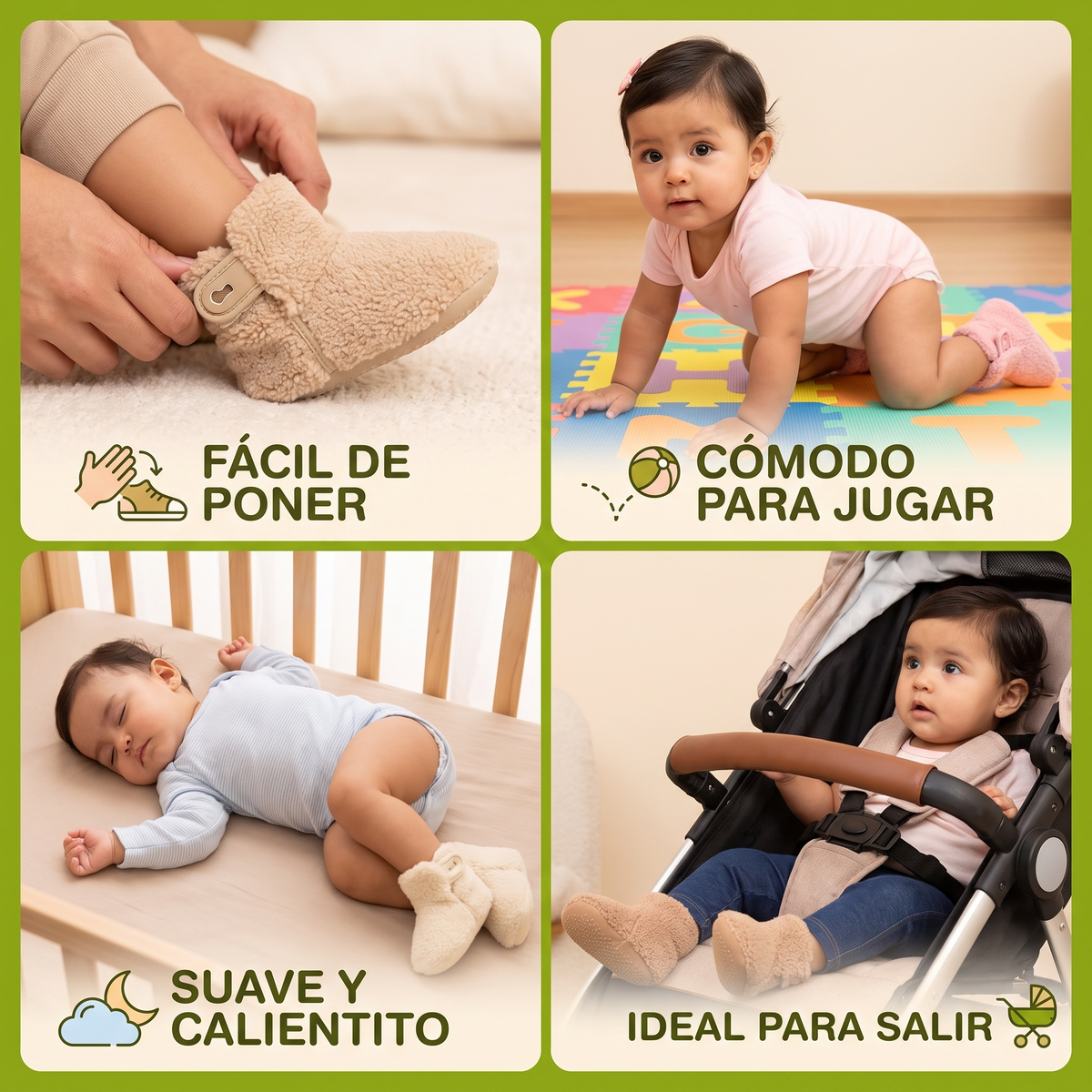 Calcetines Zapato Suaves Y Esponjosos Para Bebés