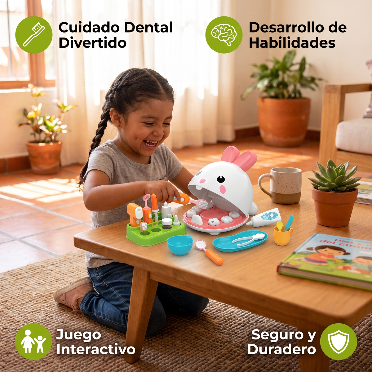 Juego Mini De Dentista Para Conejitos