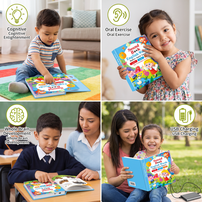 Libro Interactivo De Sonidos En Inglés Para Niños – Toca, Escucha Y Aprende Jugando