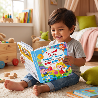 Libro Interactivo De Sonidos En Inglés Para Niños – Toca, Escucha Y Aprende Jugando