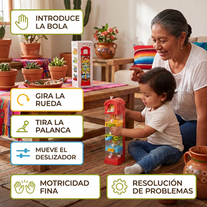 Juguete Interactivo De Granja Con Pista De Bolas Para Fomentar La Motricidad Fina Y La Resolución De Problemas