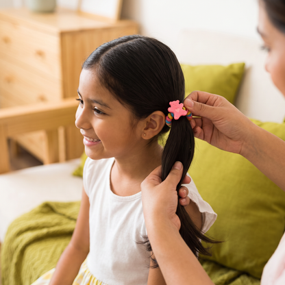 Set De Ligas De Cabello En Espiral Adorables Para Niñas