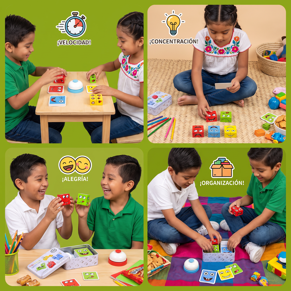 Cubo De Rompecabezas De Caras