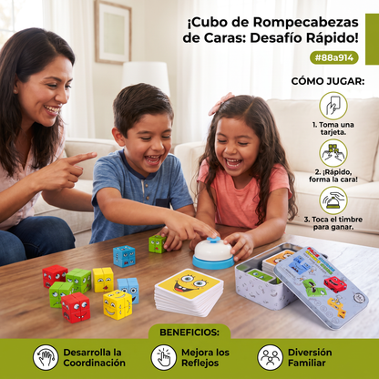 Cubo De Rompecabezas De Caras