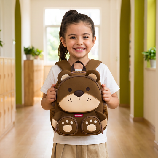 Mochila Infantil Con Diseño De Animales De Dibujos Animados – Mochila Escolar Ligera Con Varios Compartimentos