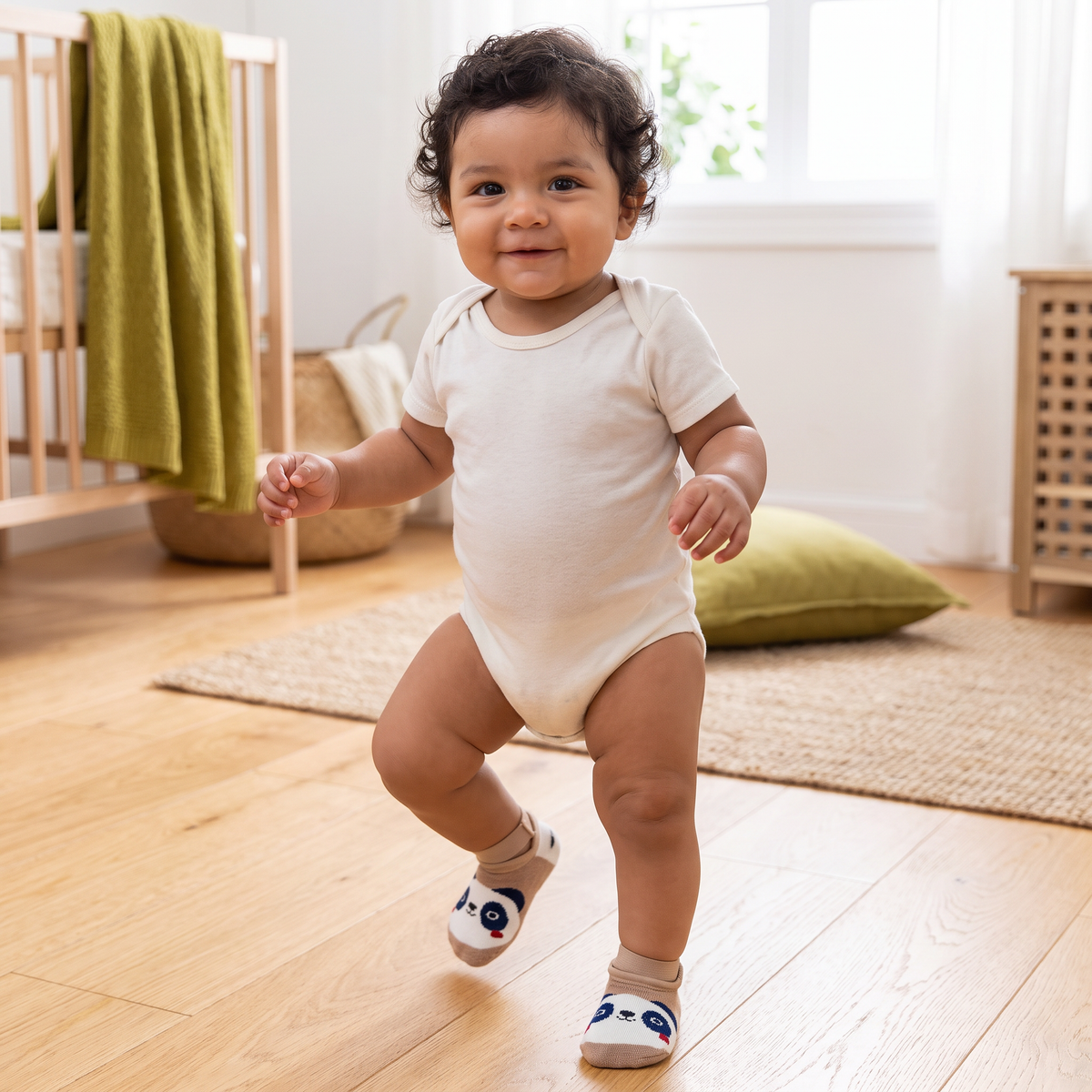 Calcetines Con Suela Antideslizante Y Diseño De Dibujos Animados Para Bebés Y Niños Pequeños