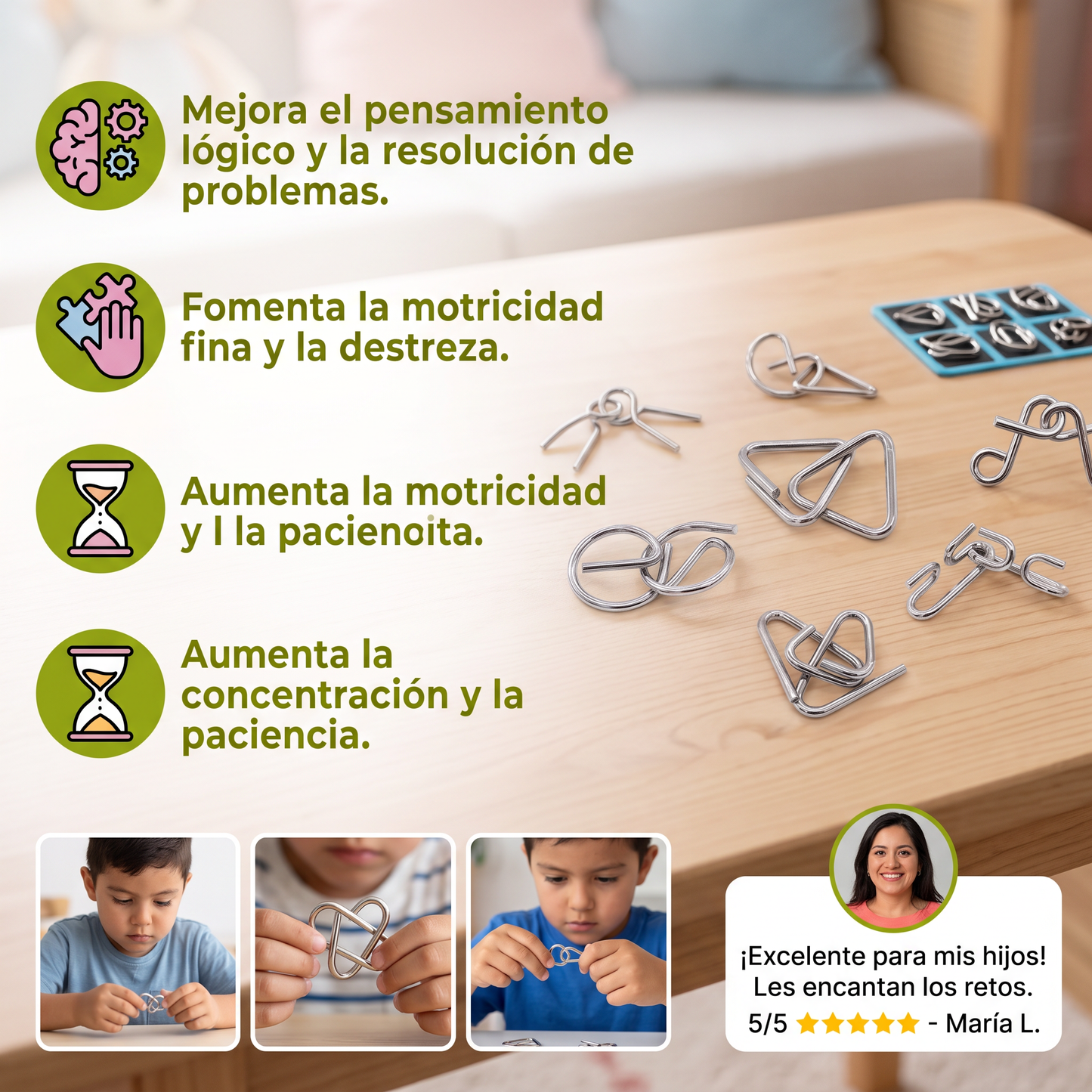 Rompecabezas De Ingenio Para Niños