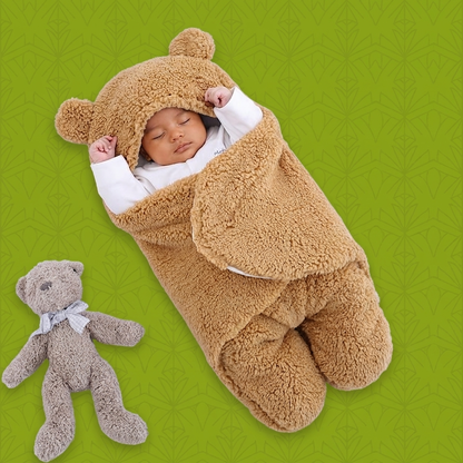 Manta Para Bebé Y Pijama Con Diseño De Osito