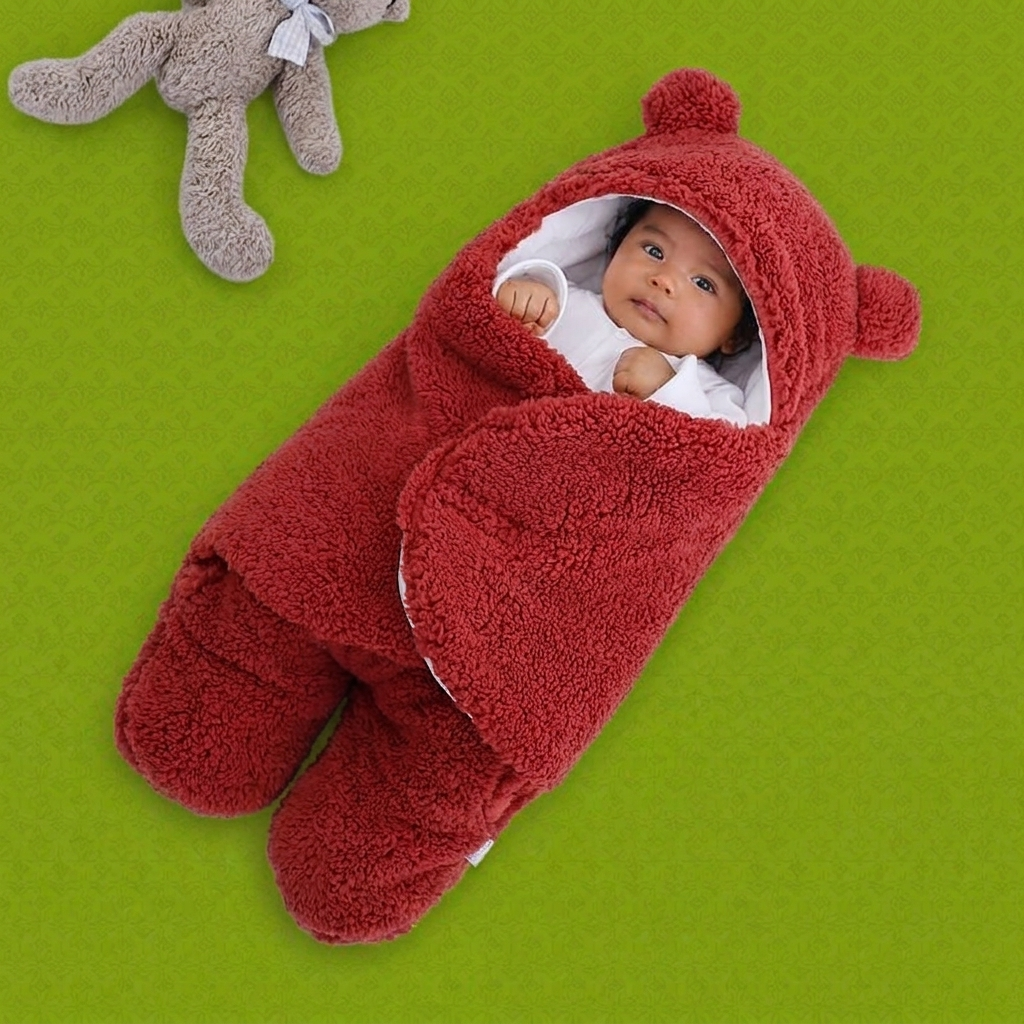 Manta Para Bebé Y Pijama Con Diseño De Osito