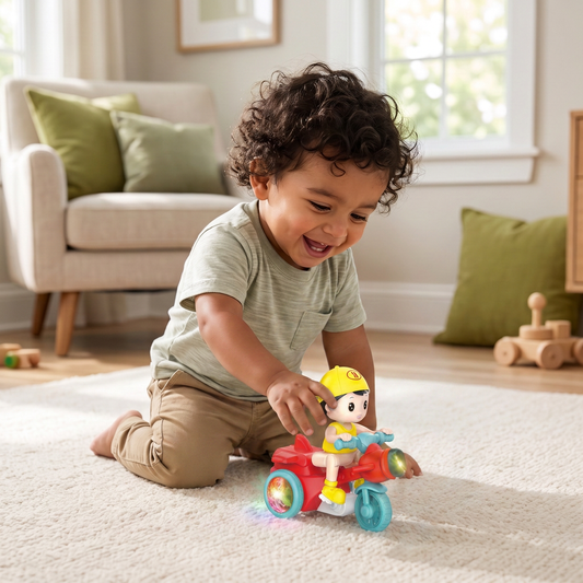 Patín Infantil De Acrobacias Luminoso Con Música