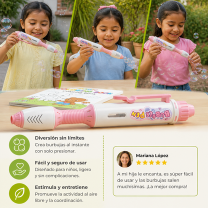Lanzador De Burbujas Mágico – Varita Automática De Burbujas De Jabón Para Niños