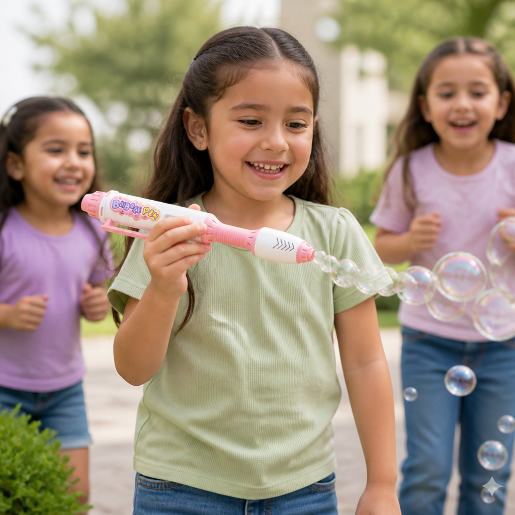 Lanzador De Burbujas Mágico – Varita Automática De Burbujas De Jabón Para Niños