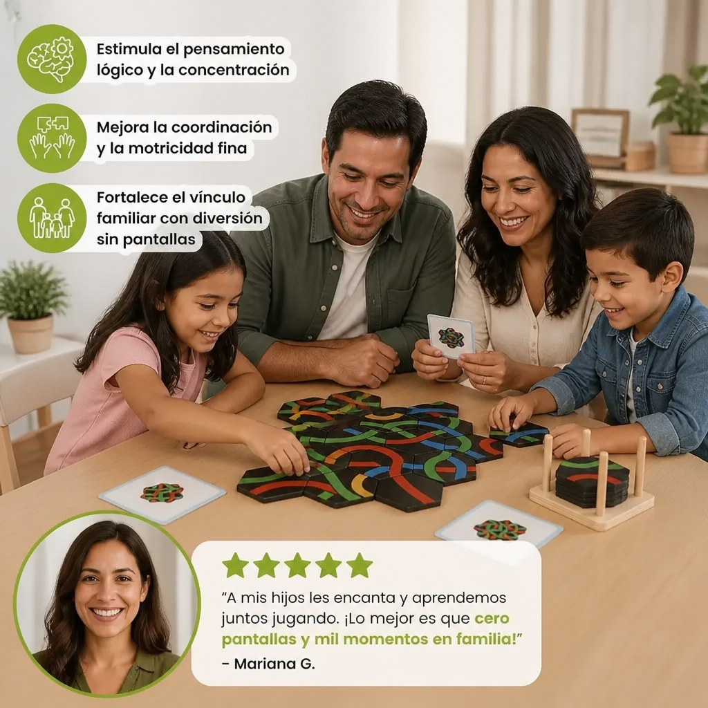 PfadPuzzle – Juego Educativo Familiar para Encontrar el Camino