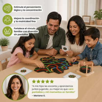 PfadPuzzle – Juego Educativo Familiar para Encontrar el Camino