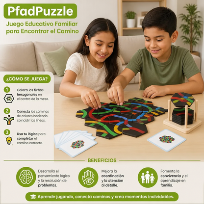 PfadPuzzle – Juego Educativo Familiar para Encontrar el Camino