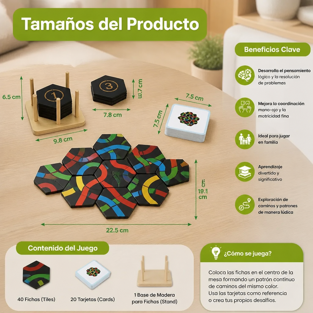 PfadPuzzle – Juego Educativo Familiar para Encontrar el Camino