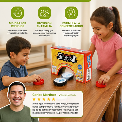 Mini Juego de Hockey de Mesa para Niños – Rápido Juego de Reflejos con Discos