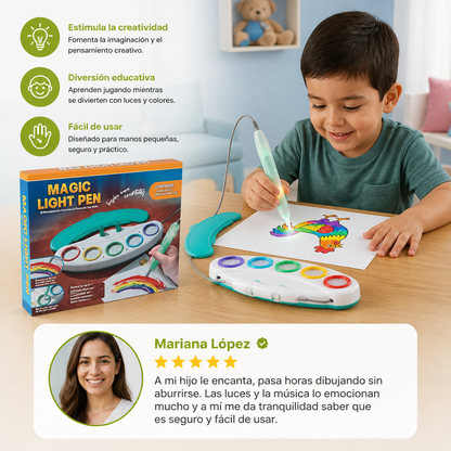 Lápiz Mágico Luminoso para Niños – Dibujo Creativo con Luces y Música