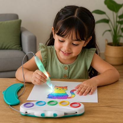 Lápiz Mágico Luminoso para Niños – Dibujo Creativo con Luces y Música