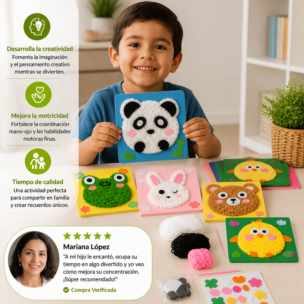 Set Creativo de Manualidades para Niños