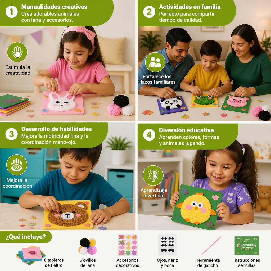 Set Creativo de Manualidades para Niños