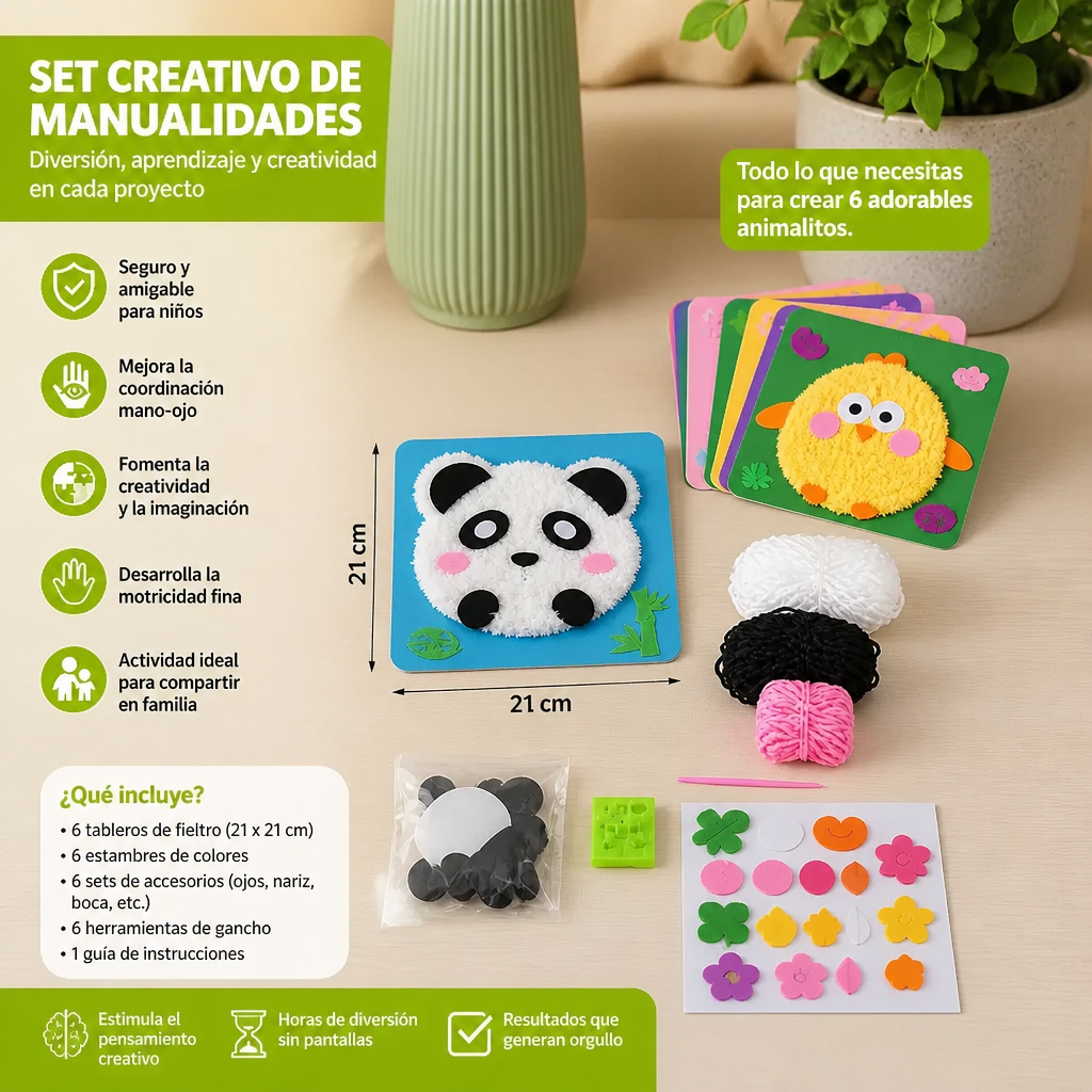 Set Creativo de Manualidades para Niños