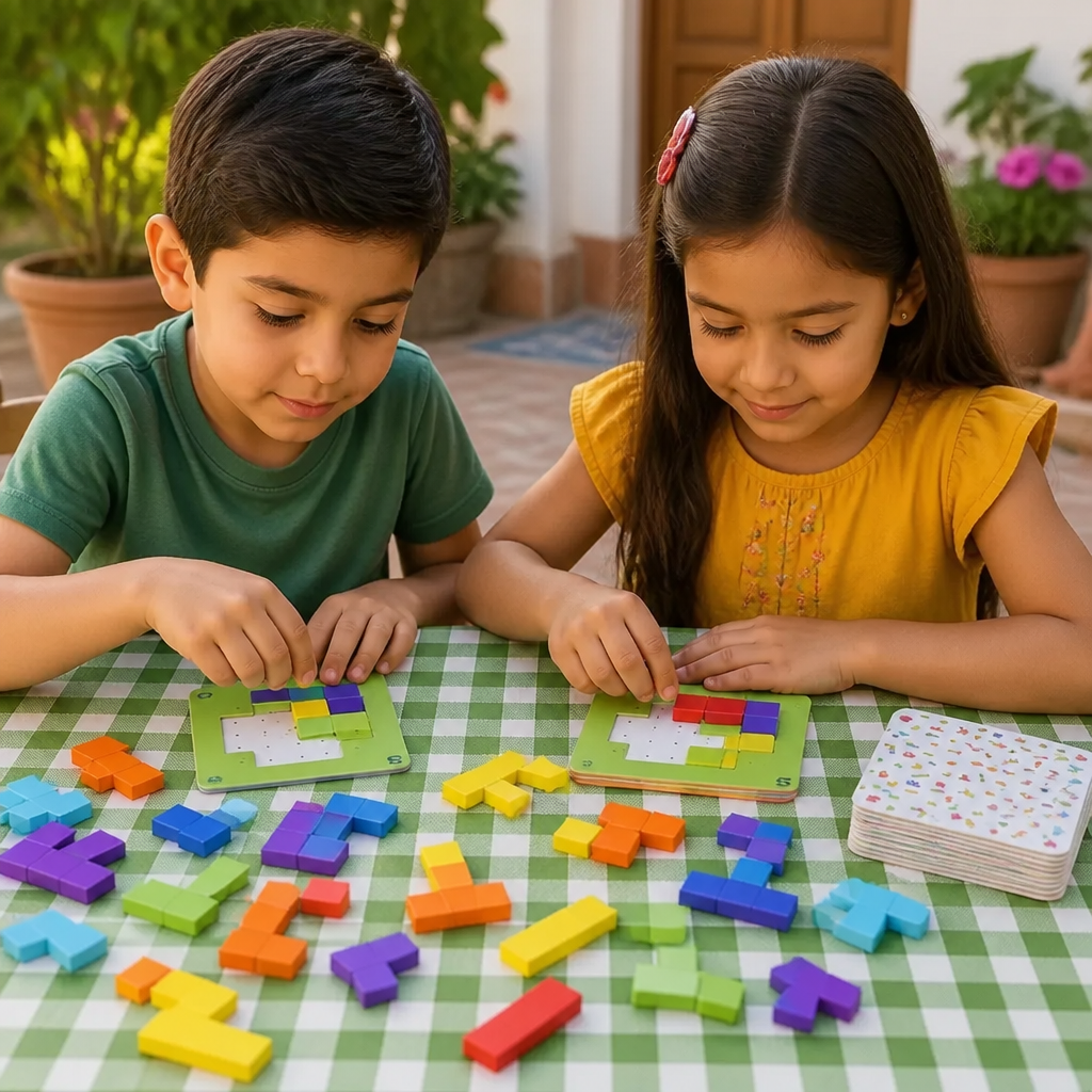 Juego Familiar: Rompecabezas de Madera para Clasificar Formas