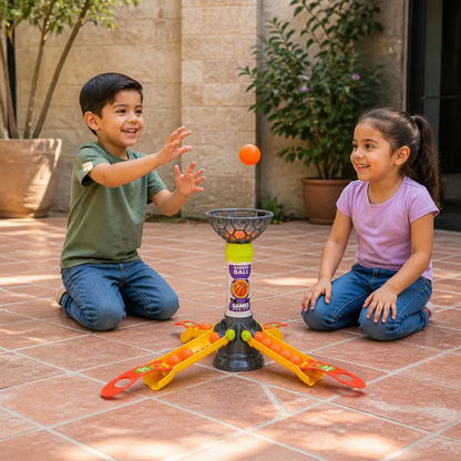 Juego Rápido de Lanzamiento de Básquetbol para Toda la Familia