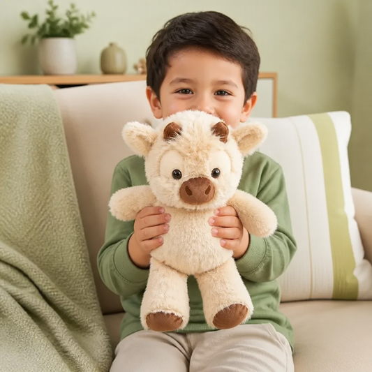 Ternerito Caminante - Peluche Suave de Dibujos Animados y Compañero Relajante para Niños