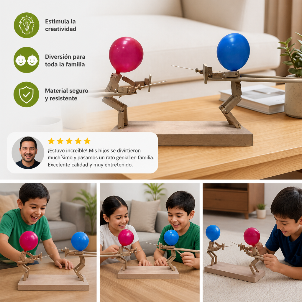 Juego de Esgrima con Globos