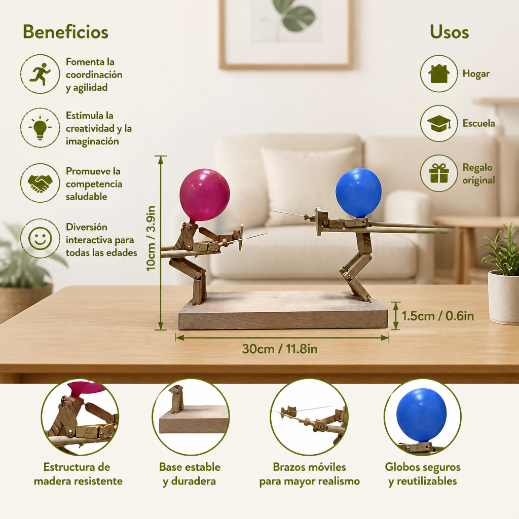 Juego de Esgrima con Globos
