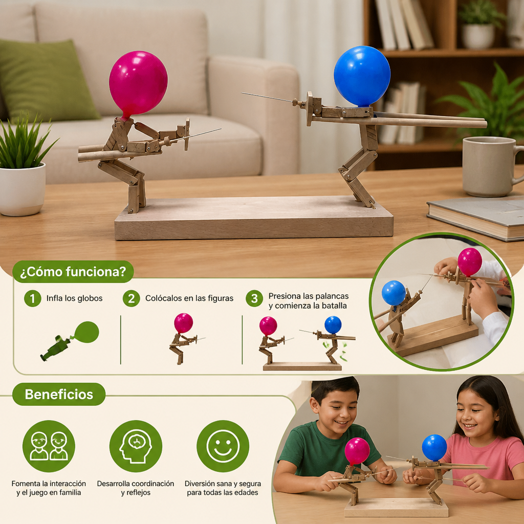 Juego de Esgrima con Globos