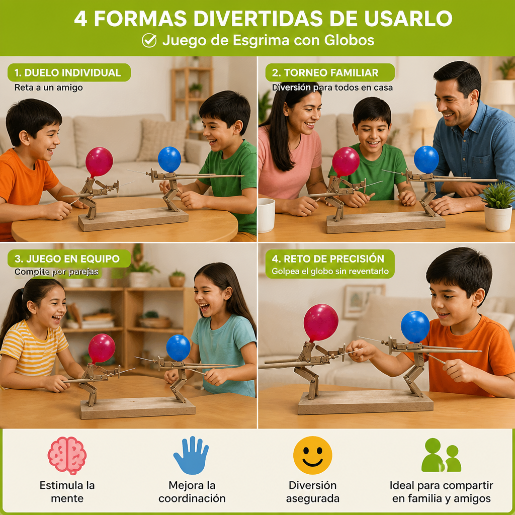 Juego de Esgrima con Globos