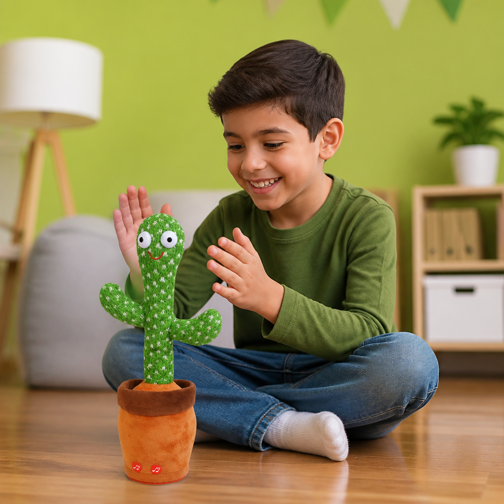 Cactus Parlante - Juguete Interactivo Para Niños