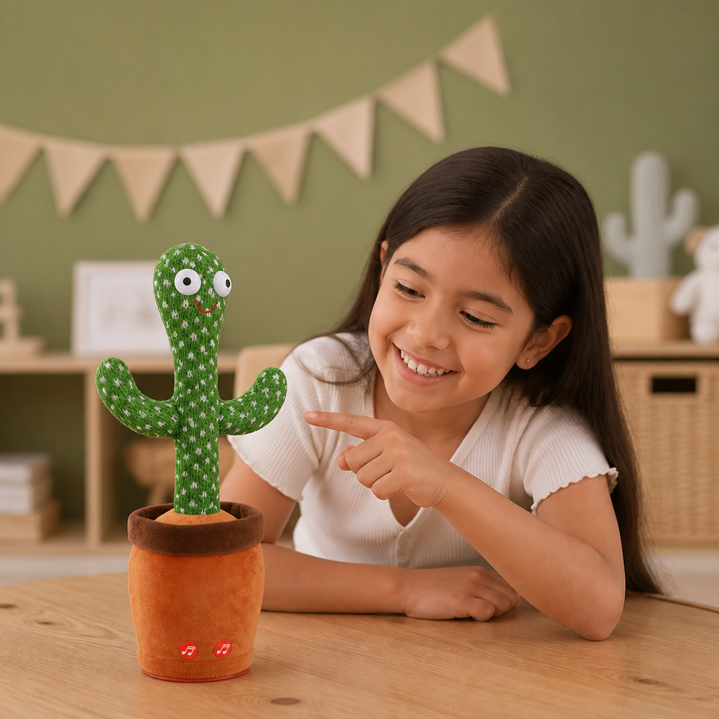 Cactus Parlante - Juguete Interactivo Para Niños