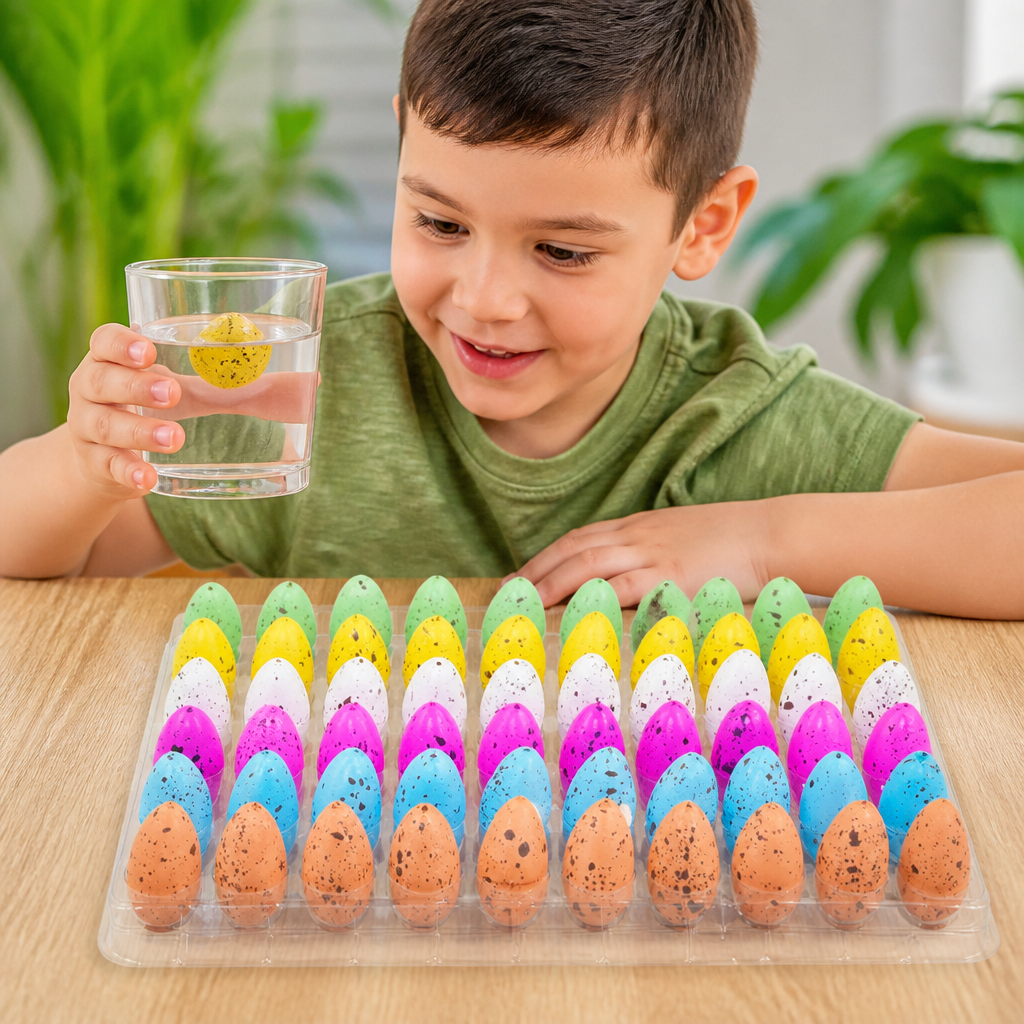 Set De Huevos De Dinosaurio Que Eclosionan – Huevos De Dinosaurio Que Crecen En Agua Con Sorpresa