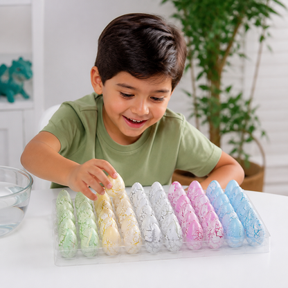 Set De Huevos De Dinosaurio Que Eclosionan – Huevos De Dinosaurio Que Crecen En Agua Con Sorpresa