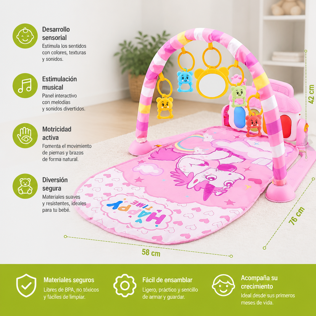 Tapete de juego Kick & Play para bebés