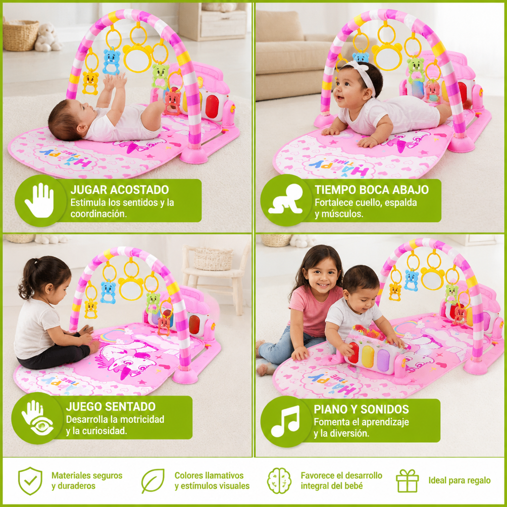 Tapete de juego Kick & Play para bebés