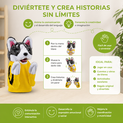 Husky Boxeador – Juguete divertido para niños
