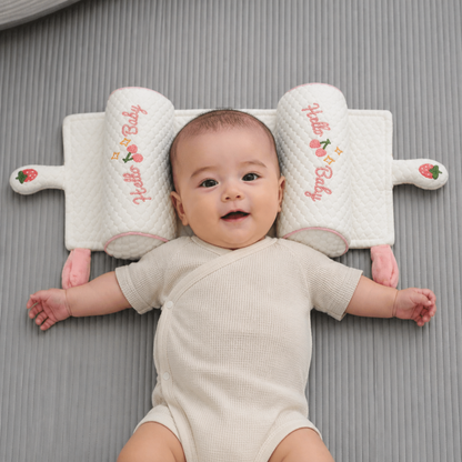 Almohada ajustable para bebé con relleno de mijo