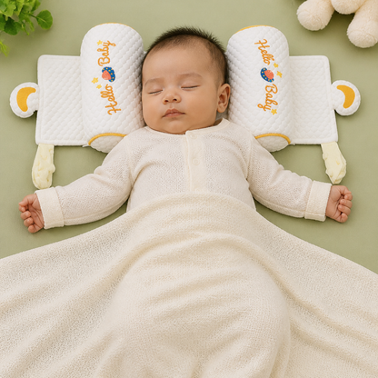 Almohada ajustable para bebé con relleno de mijo