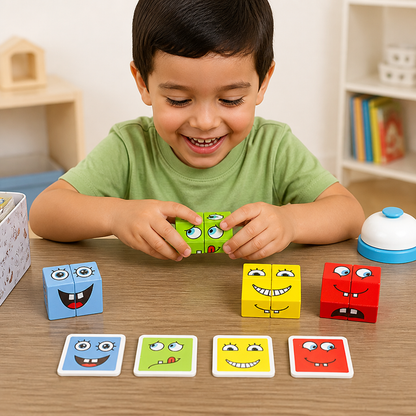 Cubo de rompecabezas de caras – Juego de puzzle de rostros
