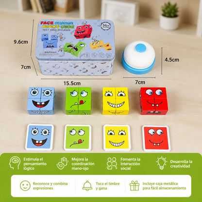 Cubo de rompecabezas de caras – Juego de puzzle de rostros
