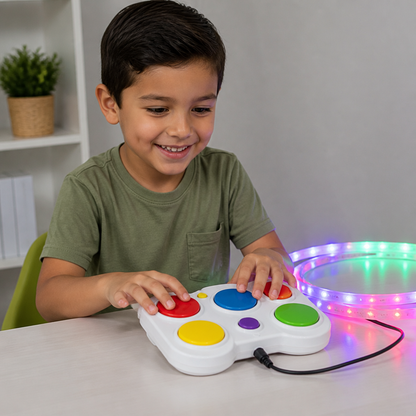“Light Defense Challenge” – Juego interactivo de reflejos con luces LED