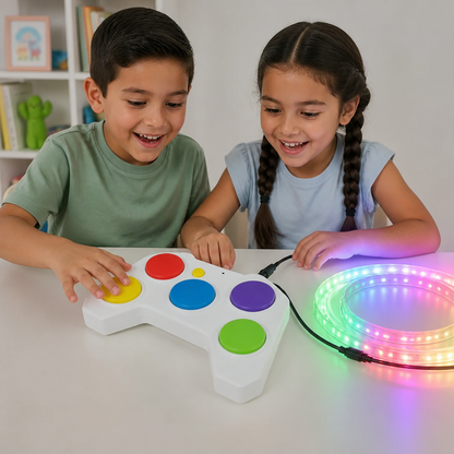 “Light Defense Challenge” – Juego interactivo de reflejos con luces LED